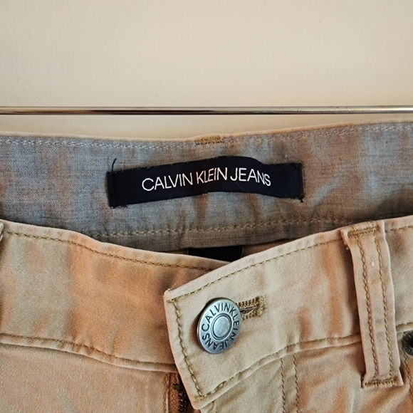 Calvin Klein men's beige jeans - Picture 2 of 6